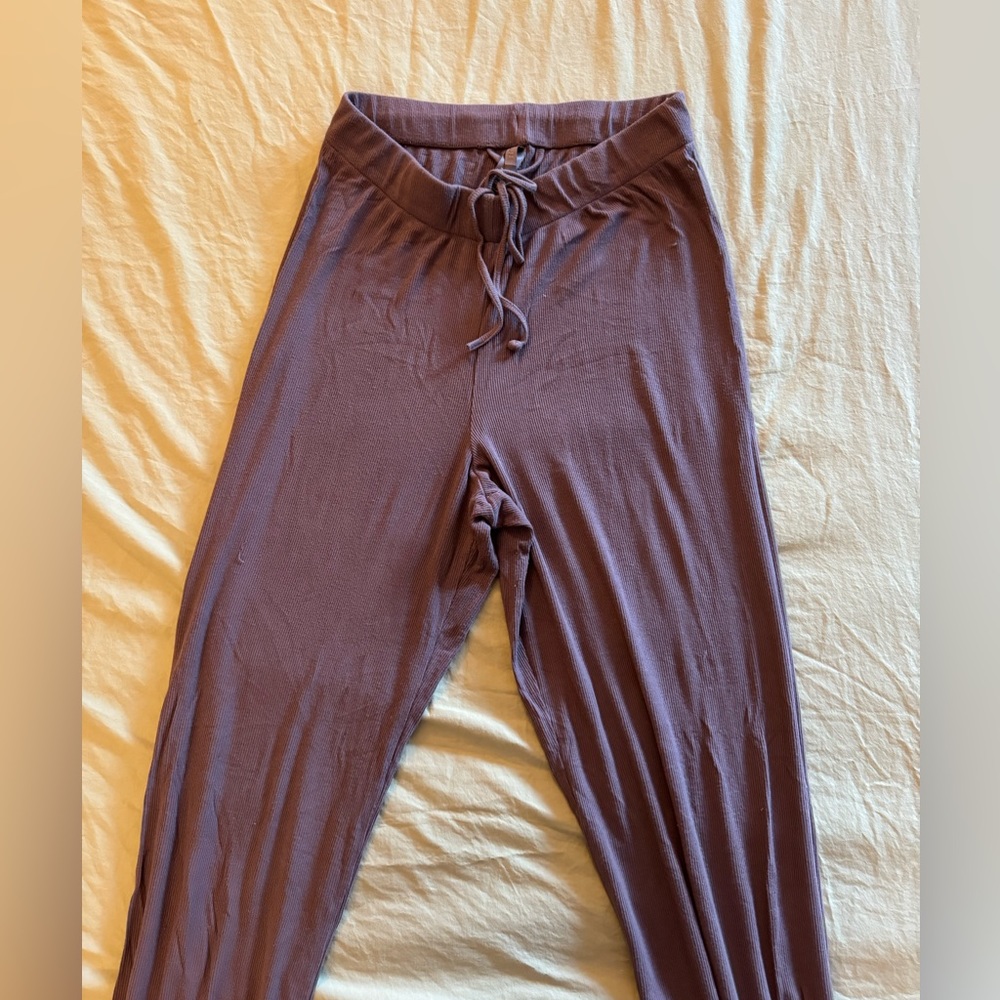 SKIMS Purple Track Pants